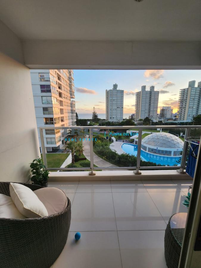 Apartamento en venta frente al mar 2 dormitorios , Playa Mansa