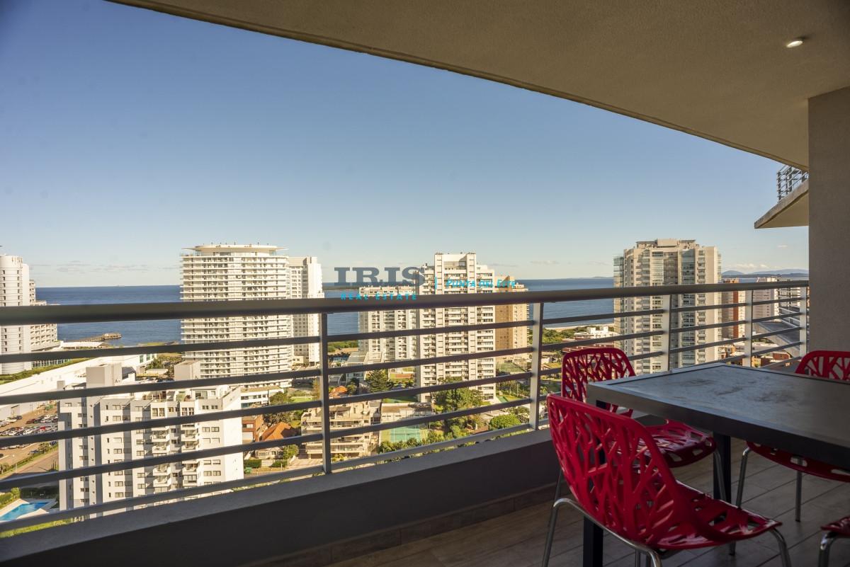 2 DORMITORIOS PISO ALTO VISTA AL MAR PLAYA MANSA