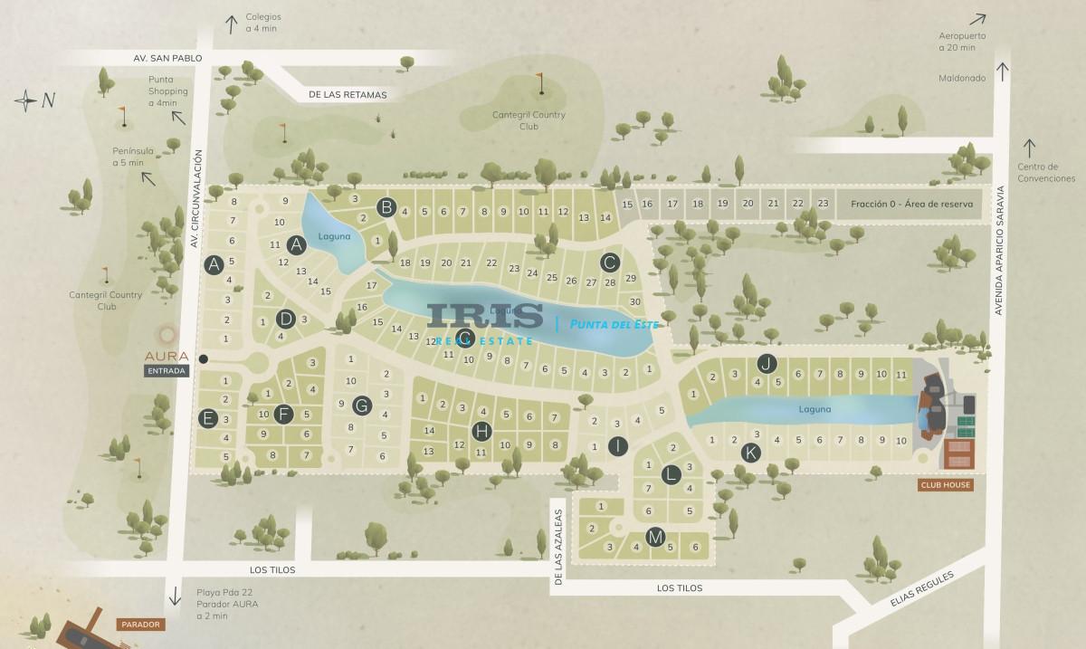 Venta de Lote en magnifico punto en zona El Golf, Punta del Este