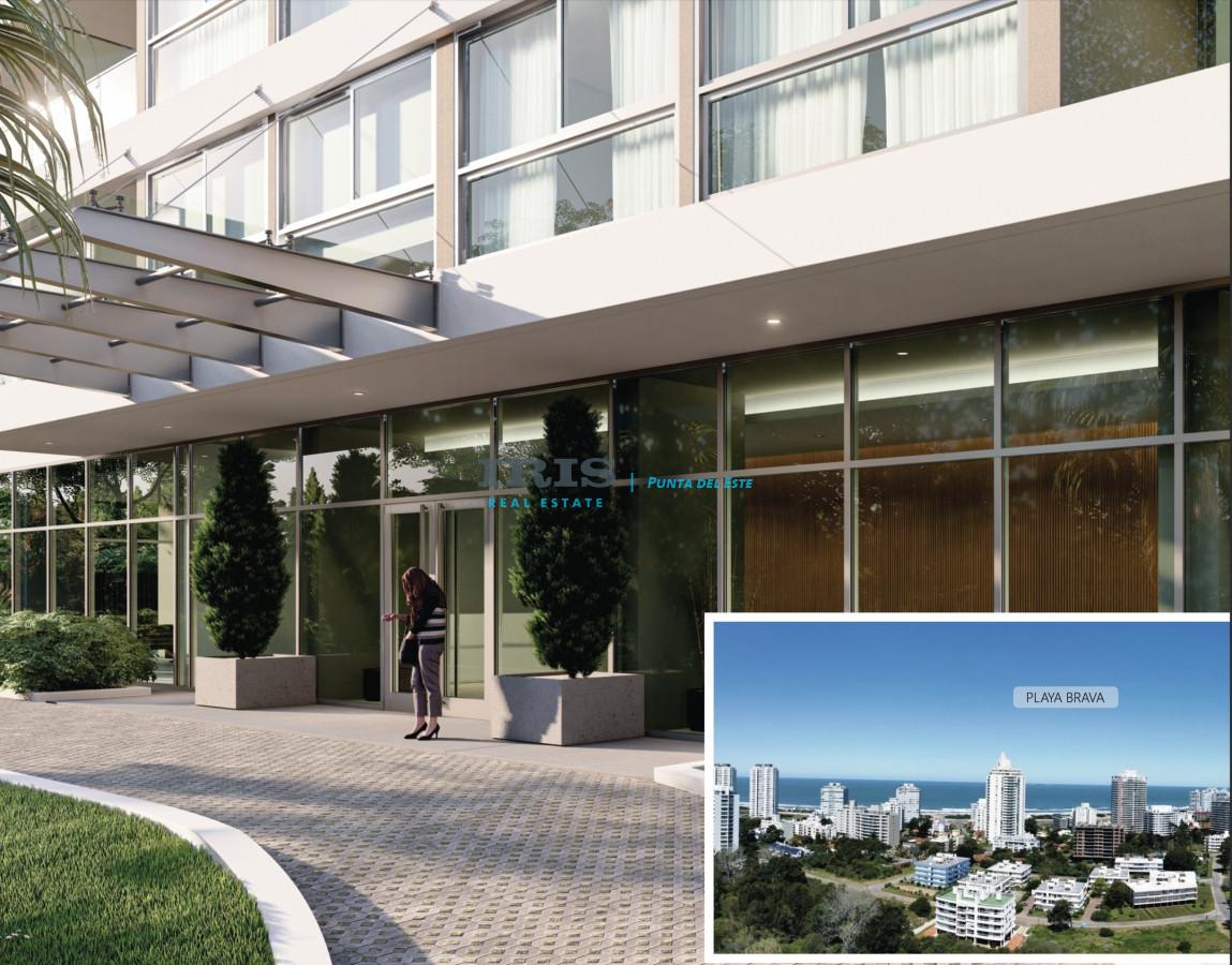 Venta de apartamento de 1 dormitorio en Pozo, torre View 2 Punta del Este